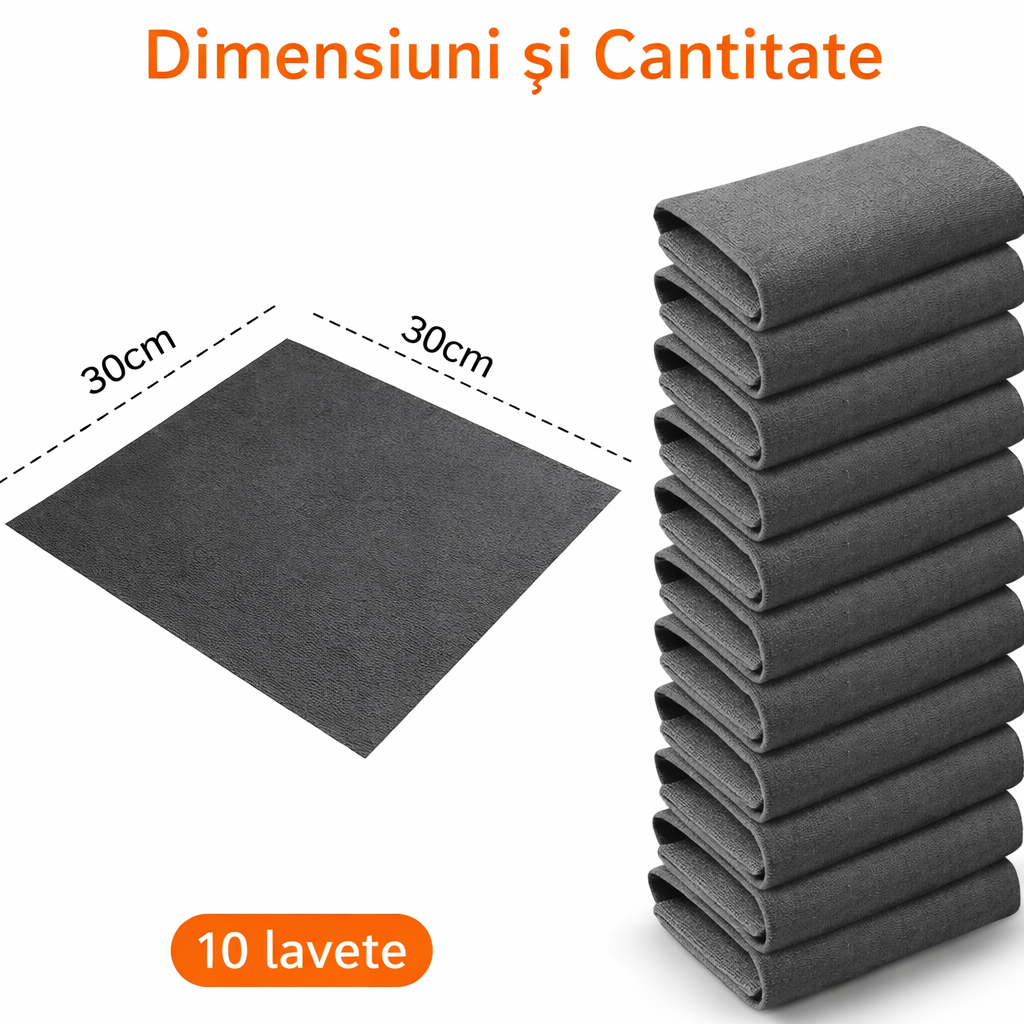 Set 5 Lavete Magice din Microfibră - STORIX
