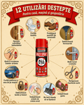 Soudal Multi Spray: Utilizare Universală 360° (400 ML)