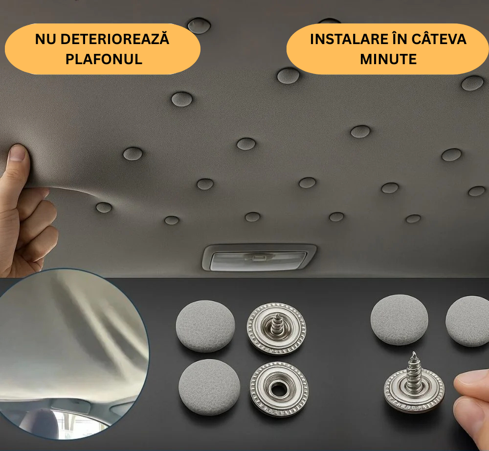 CAPSIX : 40+20 GRATIS - CAPSE PENTRU RECONDIȚIONARE TAPIȚERIE PLAFON AUTO