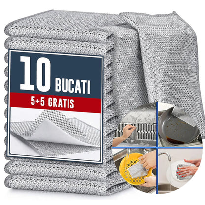 Set Lavete Dublu Abrazive pentru Vase